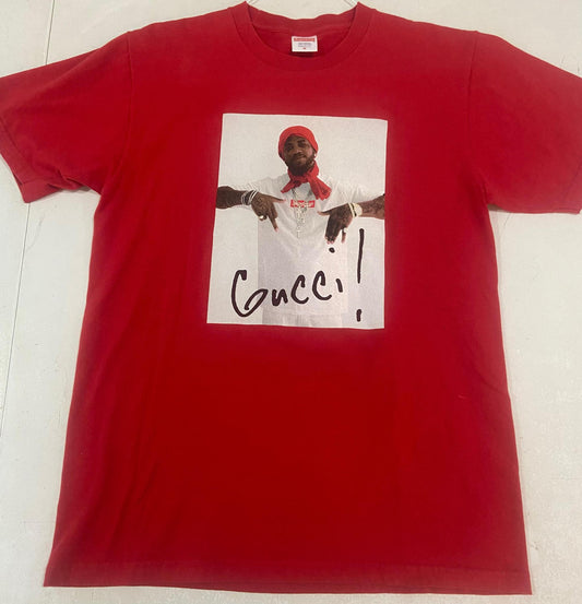 Supreme Gucci Mane Tee Red (Pre-Owned)