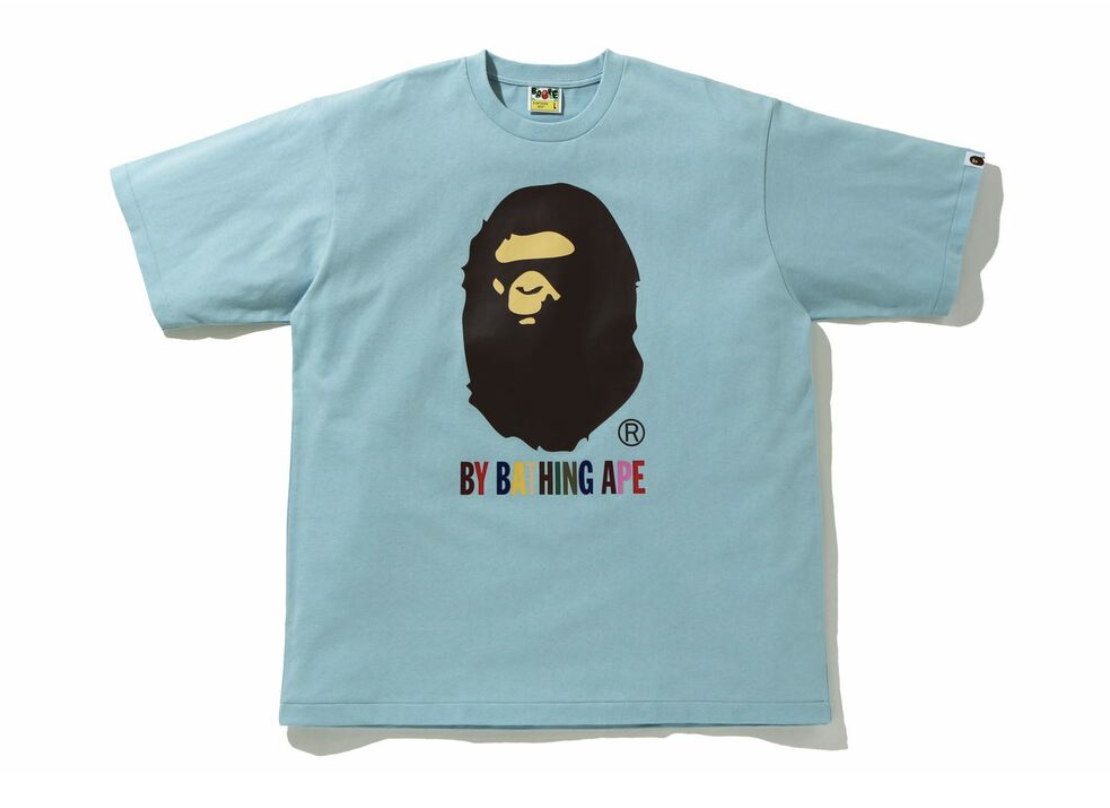 OLORS BY BATHING APE RELAXED FIT TEE Sax