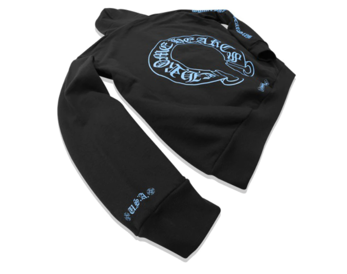 Chrome Hearts Online Exclusive Hoodie Black/Blue