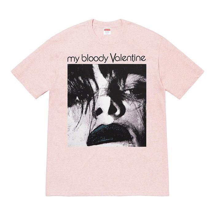 Supreme My Bloody Valentine Feed Me With Your Kiss Tee Heather Pink