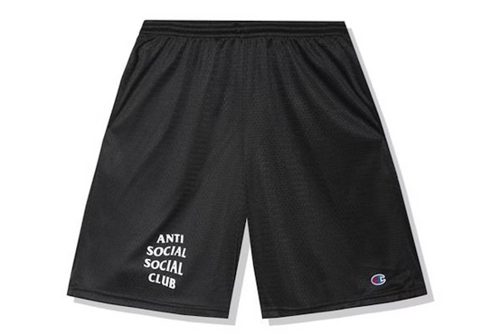 Anti Social Social Club Sports Shorts Black