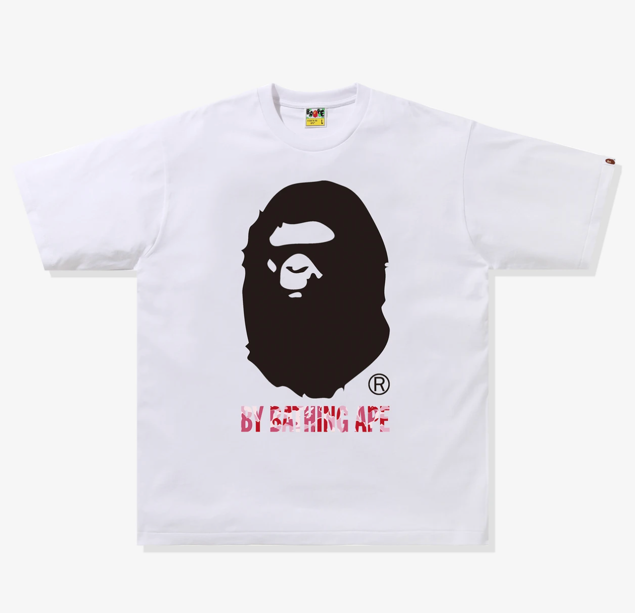 BAPE ABC CAMO BY BATHING APE RLX TEE White/Pink