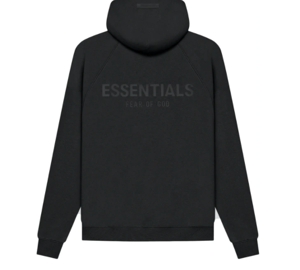 Fear of God Essentials Pull-Over Hoodie (SS21) Black/Stretch Limo