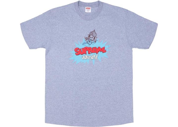 Supreme Ganesha Tee Heather Grey