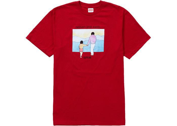 Supreme Heaven And Earth Tee Red