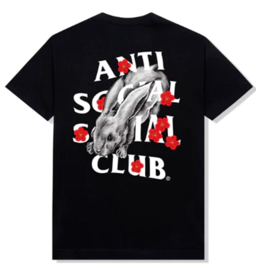 ANTI SOCIAL SOCIAL CLUB - YEAR OF THE RABBIT T-SHIRT (BLACK)