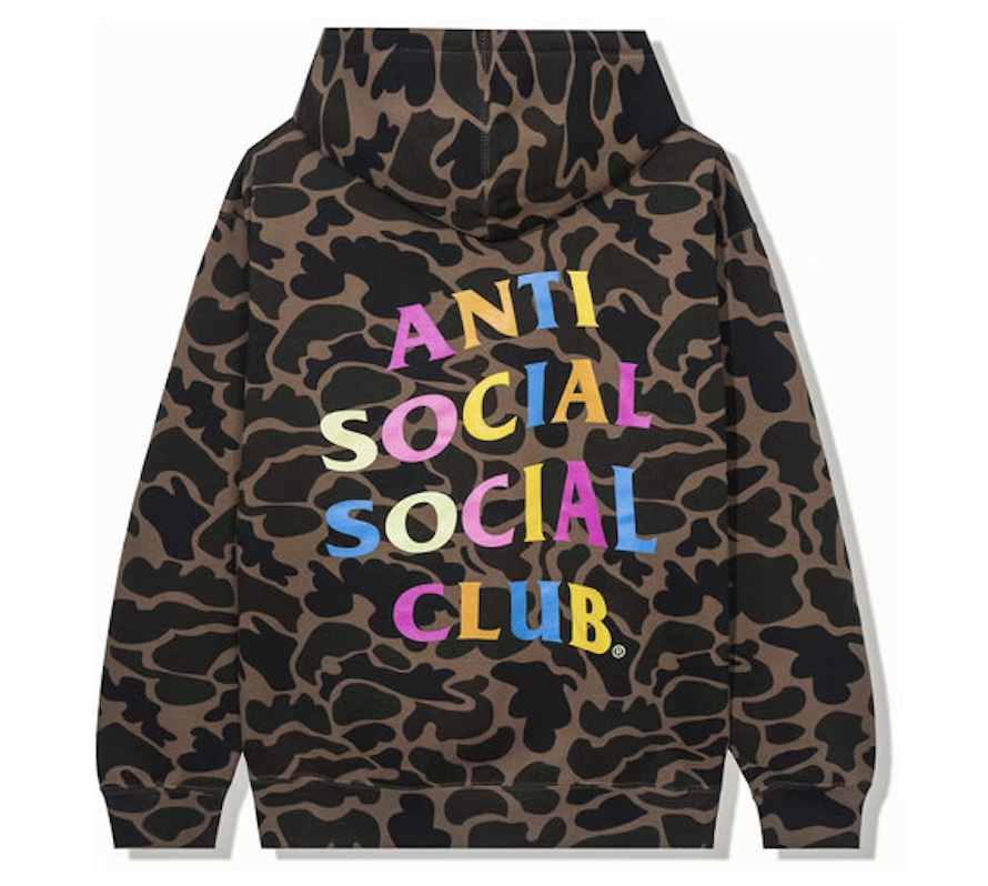 Anti Social Social Club :) * :( Hoodie Cheetah