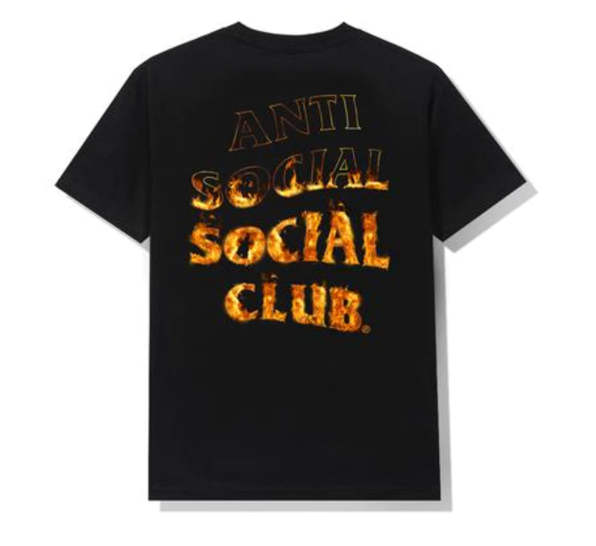 Anti Social Social Club A Fire Inside Tee Black