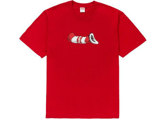 Supreme Cat in the Hat Tee Red