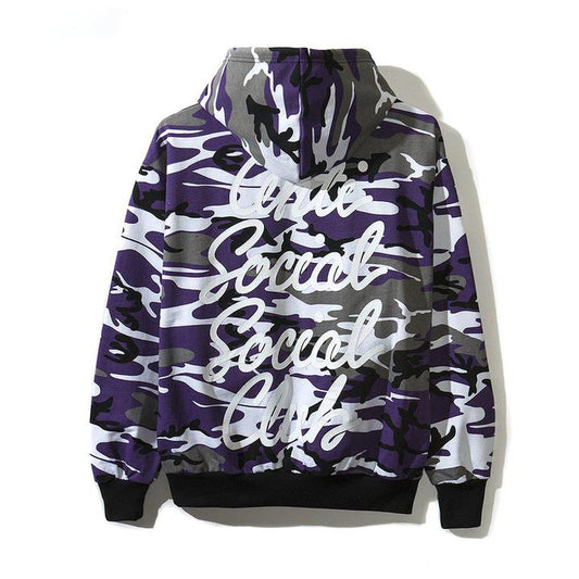 Options Purple Camo Hoodie - Anti Social Social Club