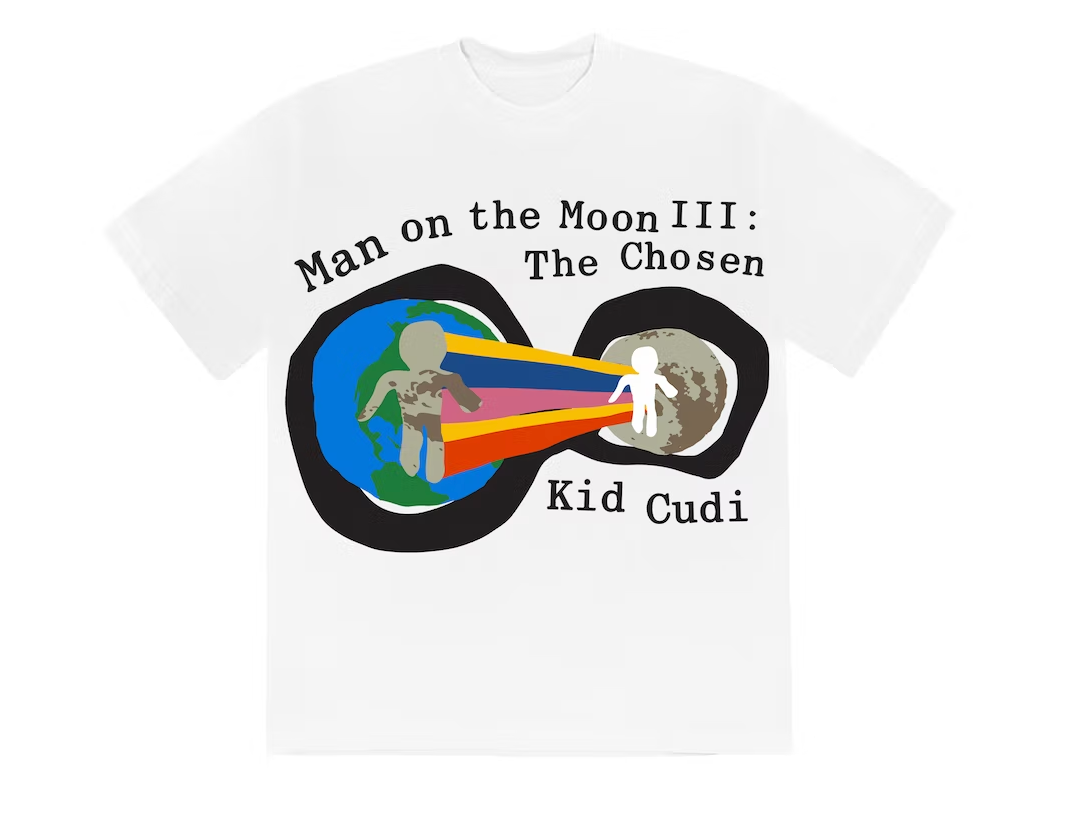 Kid Cudi CPFM For MOTM III Heaven on Earth T-shirt White