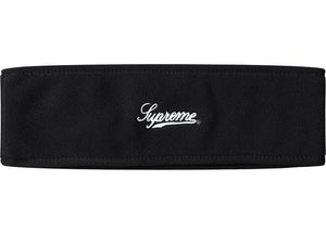Supreme Polartec Logo Headband Black