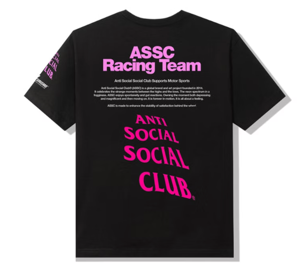 Anti Social Social Club x Gran Turismo Logo T-shirt Black