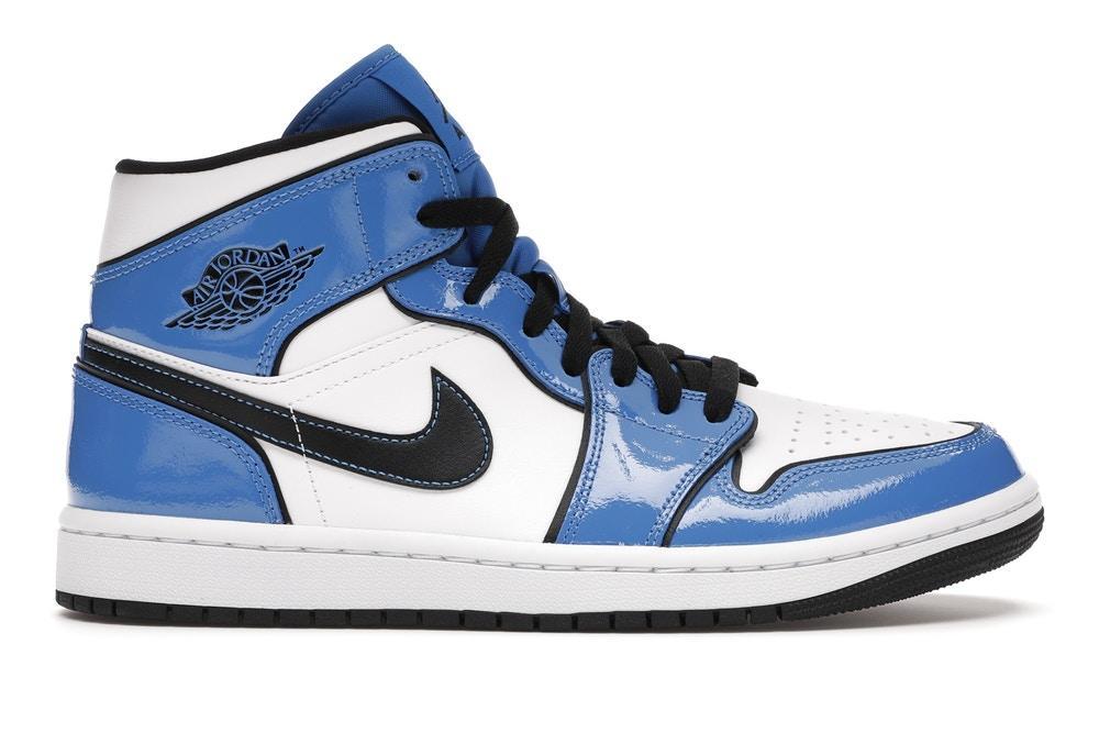 Jordan 1 Mid Signal Blue