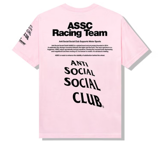 Anti Social Social Club x Gran Turismo Logo T-shirt Pink