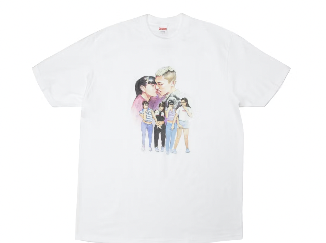 Supreme Kiss Tee White